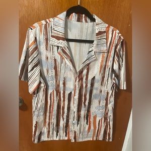 Men medium short sleeve shirt